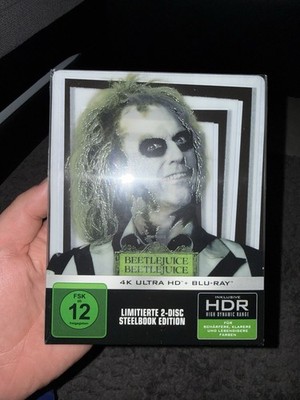 Beetlejuice 4K UHD Bluray Steelbook Filme Neu