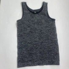 SO Girls Kids Gray Tank Top Sleeveless Stretchable Sporty  Medium