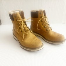 Timberland Women's 6-inch Premium Waterproof Boots, Wheat Nubuck Faux Sherpa