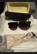 Louis Vuitton LV Clash Low Square Sunglasses Z2395E Tortoise Monogram Set