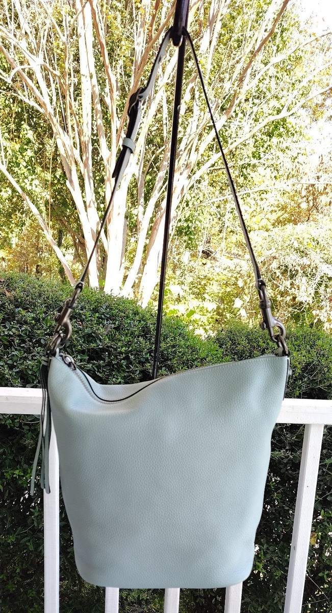 Coach 1941 LARGE Archival 29257 Light Turquoise Blue Leather