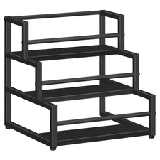 Coffee Syrup Rack Organizer, 3-Tier 12-Bottle Syrup Holder Stand for Coffee B...