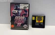 Sega Genesis - Road Rash II + Case - Boot Tested