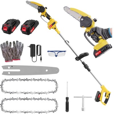 Akku Teleskop Hochentaster Astsäge Kettensäge Gartenschere Schere 21V