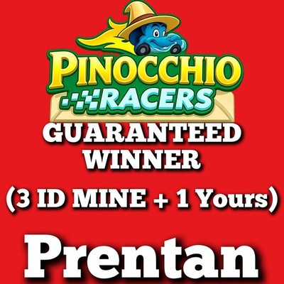 GARANTIERTER RACER SLOT verfügbar :- Mono_Poly_Go PINOCCHIO RACERS EVENT   