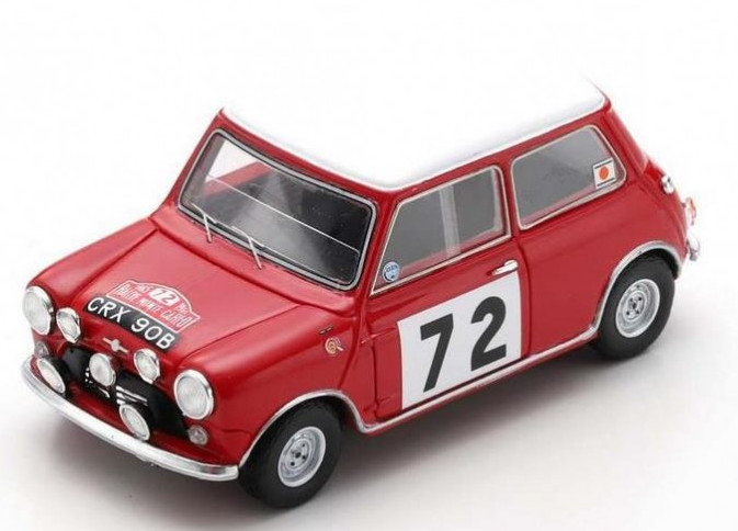 Modèle réduit SPARK BMC Cooper S 1965 pour décoration de bureau vintage