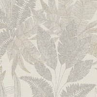 Florale Tapete Beige Vliestapete 10.05 X 0.53 M Tapete BläTter Gold