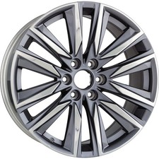 Used 22 Charcoal And Polished Alloy Wheel Rim For 2021-2024 Cadillac Escalade