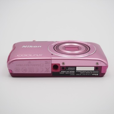 Mint] Nikon COOLPIX A300 Pink 20.0MP Digital Camera w/Battery