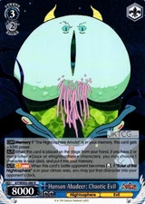 Hunson Abadeer: Chaotic Evil - AT/WX02-080 - R Near Mint Weiss Schwarz Adventure