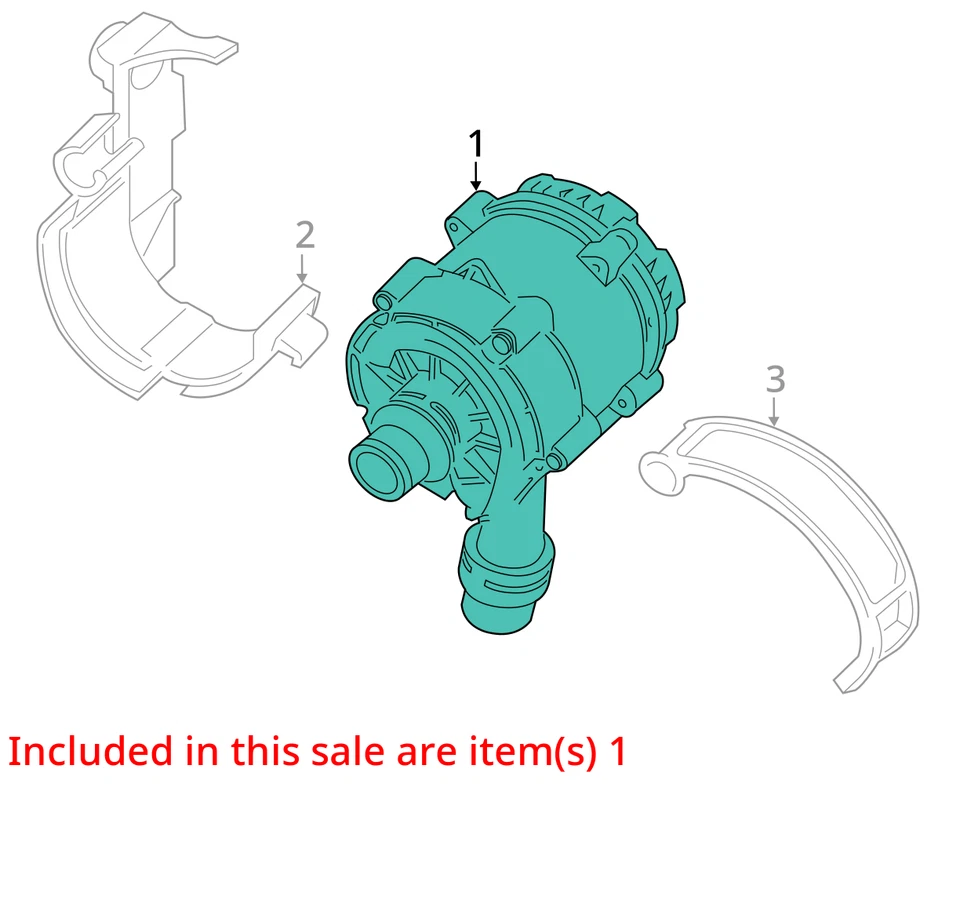 Intercooler auxiliar bomba refrigerante compatible con BMW 740i 751794 16-19 Foto 3 de 4