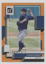 2022 Panini Donruss Holo Orange Logan Gilbert #198 5q7