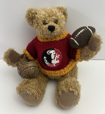 Florida State Seminoles Teddy Bear Ridgewood Collectibles Football 10'' Plush Toy