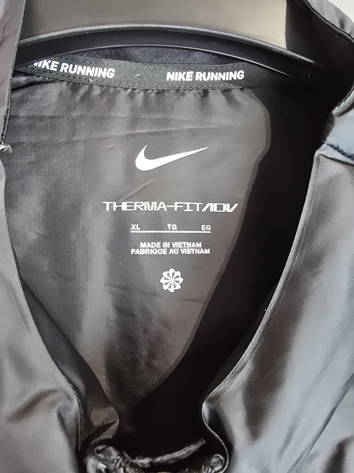 SACAI X NIKE Nike Therma Fit ADV Repel Aeroloft Gilet Uomo Nero Giacca da Corsa Senza Maniche XL