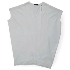 Hatch Maternity The Slouch Dress Poly White O/S One Size Lined The Real Real Tag