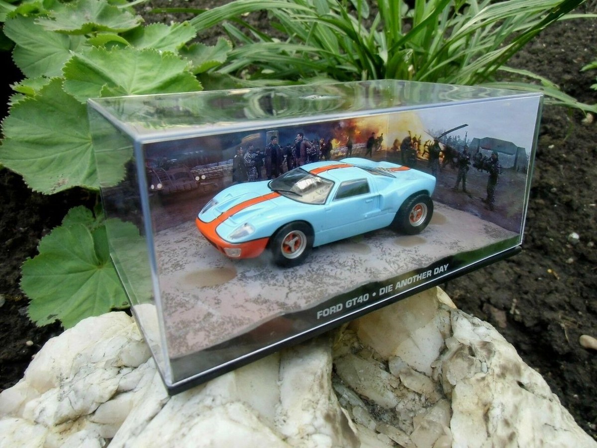 JAMES BOND - 1/43 FORD GT40 - DIE ANOTHER DAY - DY052 - EAGLEMOSS