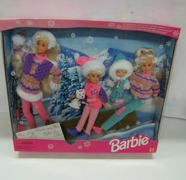 winter holiday barbie
