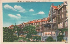 Blowing Rock, North Carolina, The Mayview Manor Vintage postcard