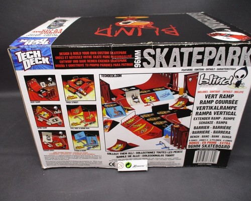 Tech Deck 2005 Blind 96mm Skatepark & Board Vert Ramp w/ 4 Finger Boards *READ* - Picture 8 of 11