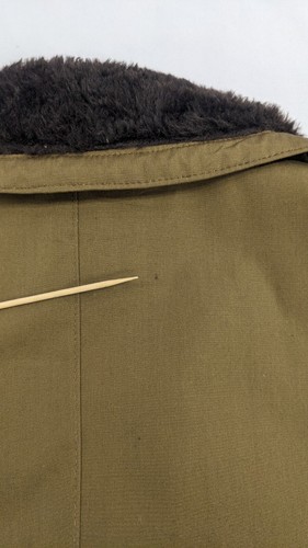 Vintage McGregor Parka Coat Jacket Size 38 Green Shearling - Picture 5 of 5