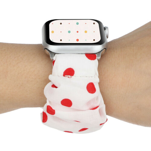 Scrunchie Loop Band Strap for Apple Watch iWatch SE Series 8 7 6 5 4 3 2 1 41/45 - Picture 35 of 42