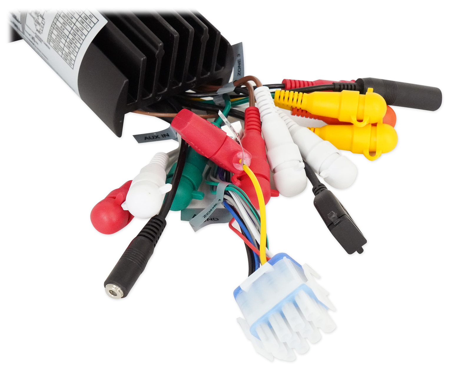 Морской радиоприемник Rockville RGHR45 с 4-зонным подключением с Bluetooth 4 65 светодиодными башенными динамиками