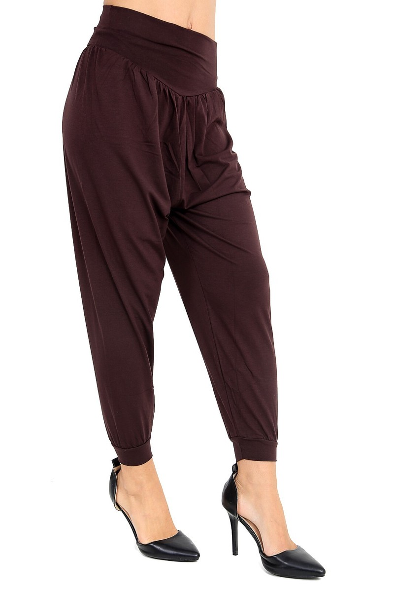 Pirate Pants Women New Ladies - Baggy Ali Baba Lagenlook Leggings, Plain Casual Trousers Harem Pants - Foto 9