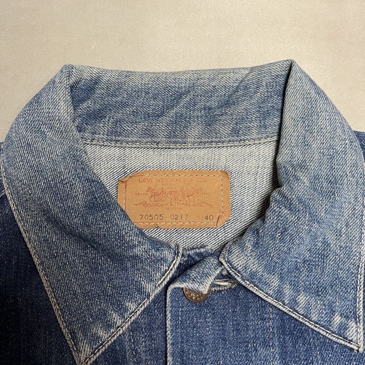 Vintage 60s BIG E Levi's 70505 0217 Denim Trucker Jacket Vintage 60s BIG E Levi's 70505 0217 Denim Trucker Jacket