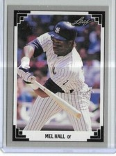 1991 Leaf Mel Hall #283 New York Yankees