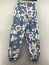 Adidas Women's Originals Floral Elastic Waist Ambient Sky Track Pant Size XS