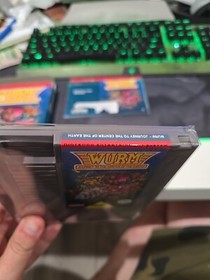 Nes Nintendo WURM Journey to the Center of the Earth Complete w/ Protective Case