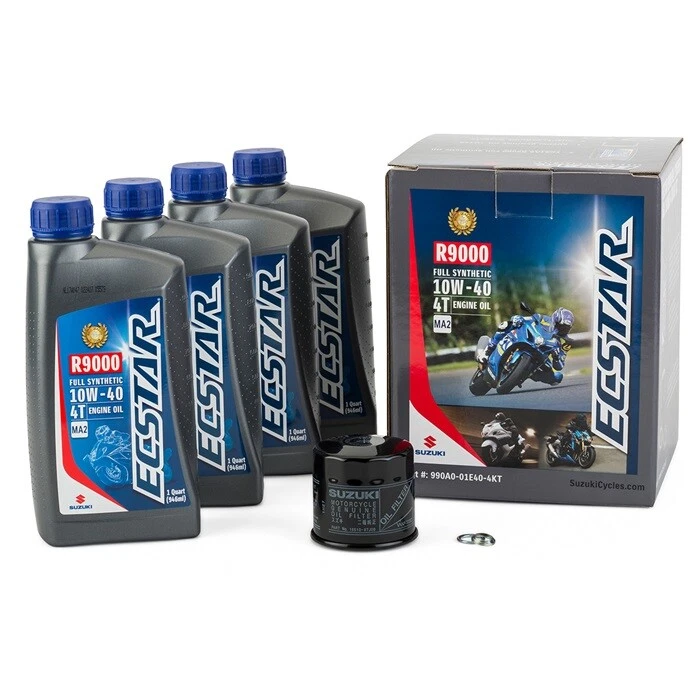 SUZUKI ECSTAR R9000 FULL SYNTHETIC 4QT OIL CHANGE KIT BOULEVARD M109R