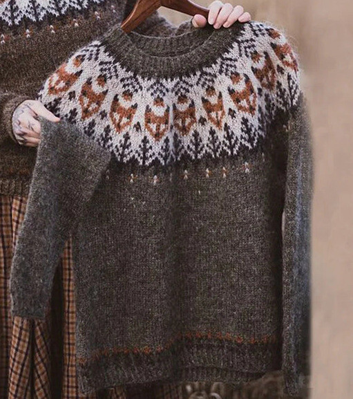 New Winter Womens Pullover Lowell Patterned Fair Isle Jumper Sweater eBay