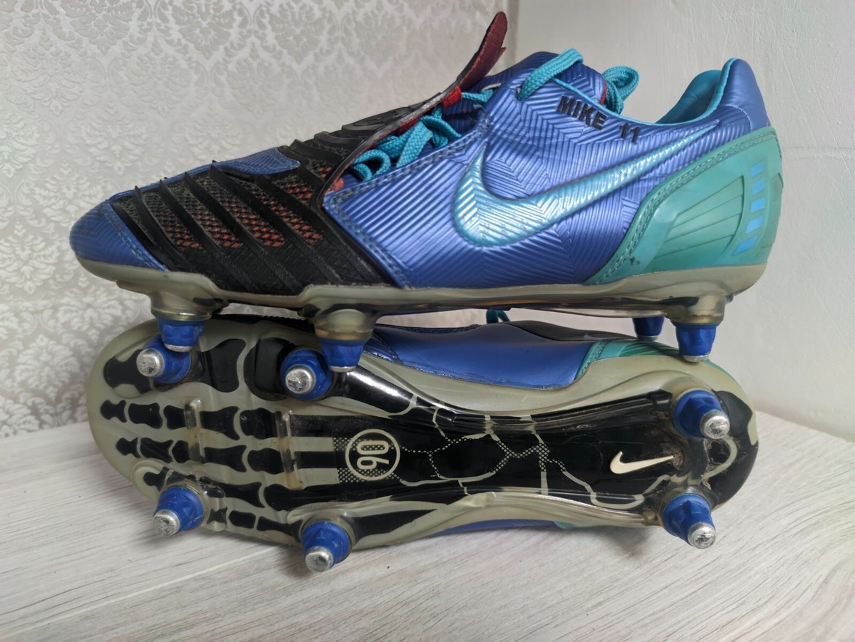 nike t90 laser ii white and blue