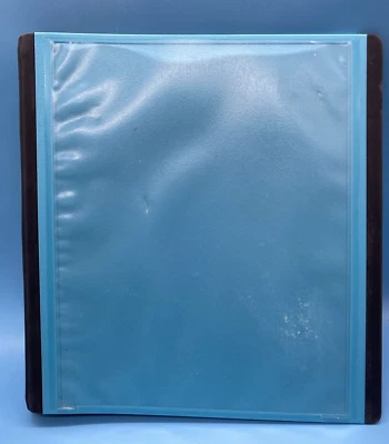Staples Better Binder Black Edging Blue 1.5" View Binder 3D Rings Slightly Used - Image 1 of 4