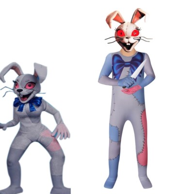 Kinder Security Breach FNAF Vanny Cosplay Kostüme Halloween Jumpsuit Party Set