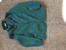 fleece zip bottle green Keswick long sleeve size 32
