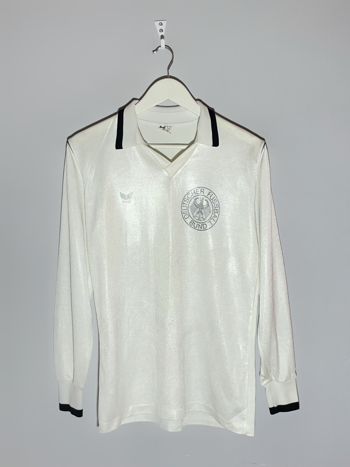  Germany 1978 Home Vintage Long Sleeve Erima West Germany Soccer Football Jersey