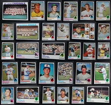1973 Topps Baseball Cards Complete Your Set U You Pick From List 221-440