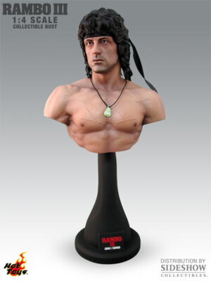 RAMBO III 1/4 SCALE COLLECTIBLEランボー３ John J Rambo III Sylvester Stallone 1/4 Bust Büste Hot Toys | eBay