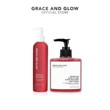 BUNDLE 2IN1 Grace and Glow Rouge 540 Glow  Firm Scrub Solution Body Wash  Body
