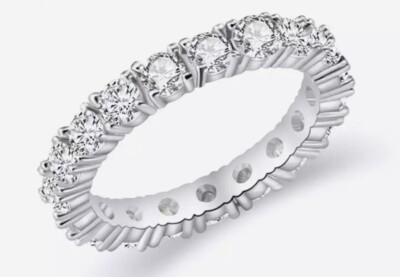 Neu heiße Marke Weißgold Ringe Geschenke Mode Runde Kubik Zirkon Ringe Damen