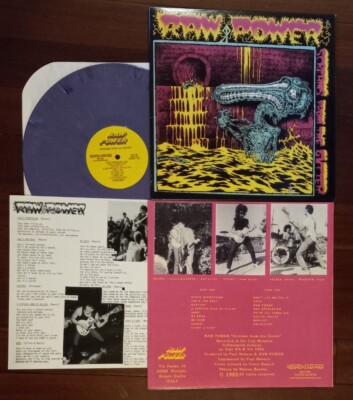 KBD punk RAW POWER Screams From The Gutter Ltd Purple Vinyl Edition Black Flag