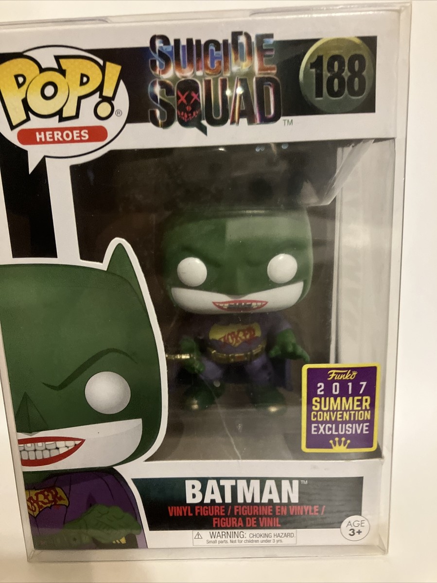 Funko Pop Heroes Suicide Squad Batman Joker # 188 ( Summer