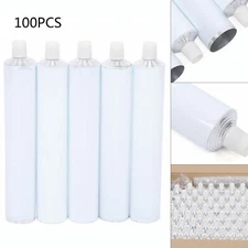 100 Pcs Empty Plastic Squeeze Tubes  100ml Empty Unsealed Toothpaste Tubes USA