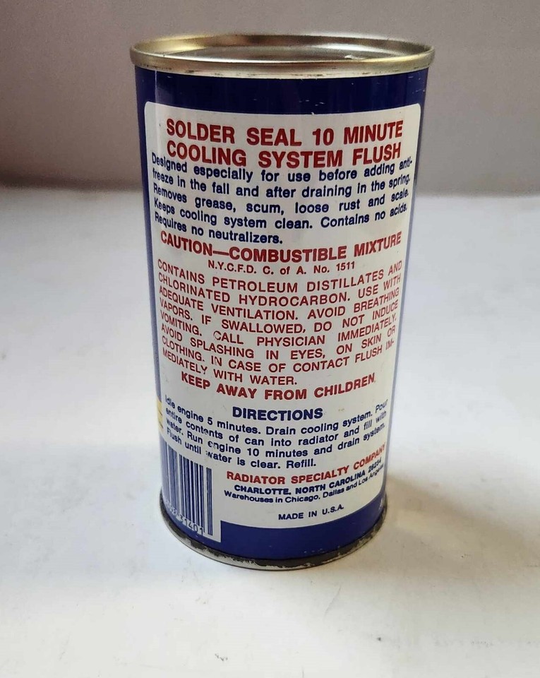 Gunk 10 Minute Radiator Flush 12 FL OZ Metal Full Can | eBay