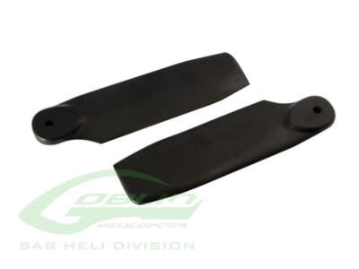 Schwarzer Kunststoff Heckrotorblatt 50mm - Goblin Fireball: H0828-S