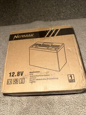 Nermak LIFEP04 12.8V High Performance Golf Cart Rechargeable Battery 1 PCS