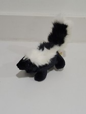 Folkmanis Skunk Plush Finger Puppet 6 Mini Puppet Forest Animal Pretend Play