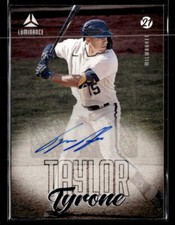 2021 Chronicles Luminance Tyrone Taylor Autograph Auto